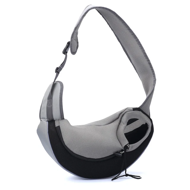 Mesh Pet Sling Cat Carrier cucciolo di piccoli cani strap bag spalla