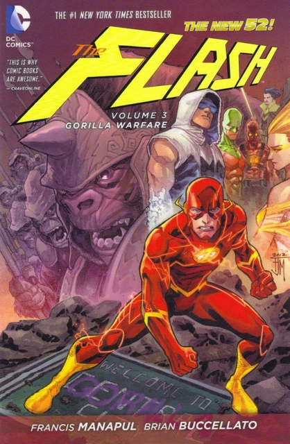 Flash New 52 Vol 3 Gorilla Warfare Softcover TPB Graphic Novel