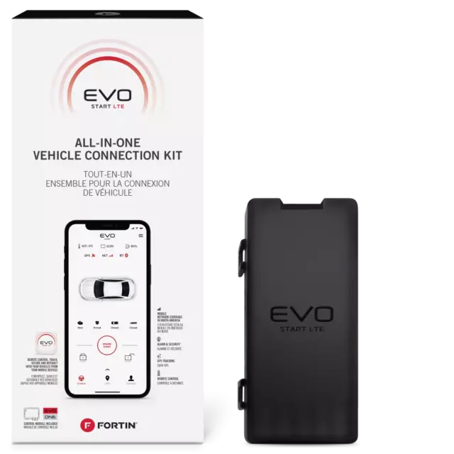 Fortin EVO-ONE-LTE All-in-one Remote Start Alarm & GPS Tracking w/ LTE Phone App