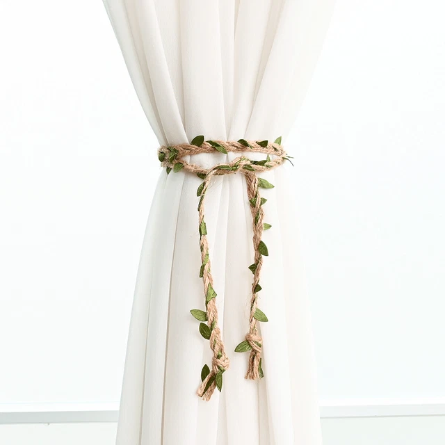 Pair Of Twisted Vines Rope Curtain Tie Backs Tiebacks Holdbacks Window Decor US 3