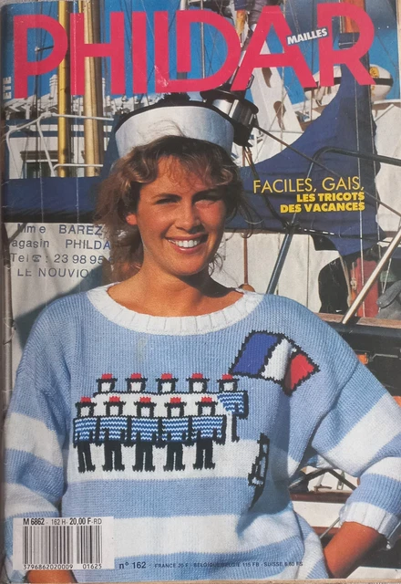 Catalogue Ancien Laine Tricot Phildar N°152 Femme 1987 - Occasion, Bon état