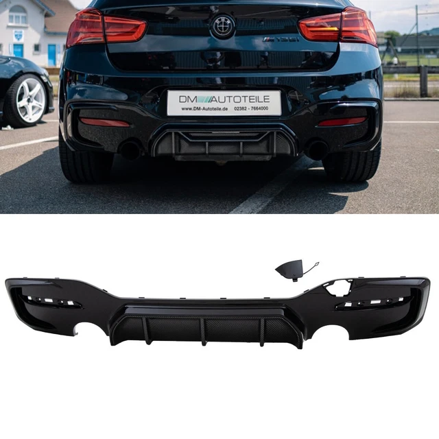 Sport-Performance Heck Diffusor Schwarz 2 Rohr Für Produktbild-Vorschau 3