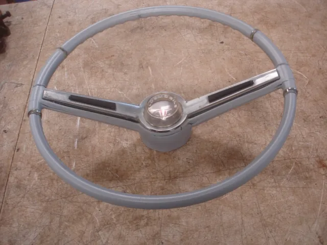 1964 1965 1966 442 Cutlass F85 Rare Olds Gray Steering Wheel/Horn Bar & Cap Gm