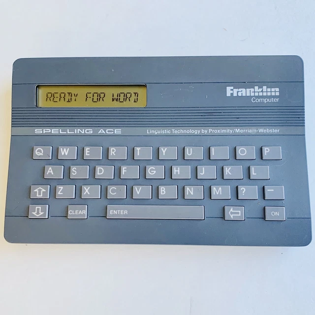 thumbnail image 2 of Franklin Spelling Ace SA-206 - Fully Working, Electronic Thesaurus & Dictionary 2 of 6