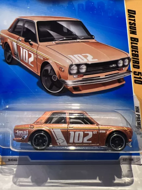 2009 Hot Wheels HW Premiere Datsun Bluebird 510 Bronze VHTF