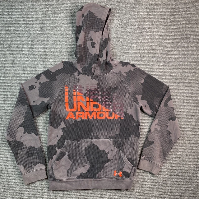 Under Armour Hoodie Youth XL Pull Over Kids Boys Hooded Sweatshirt Sweater