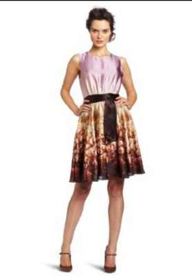 NWOT TED BAKER LONDON Xril Dandelion Print Dress, Mutil-Color Ted Size  4(US 10)