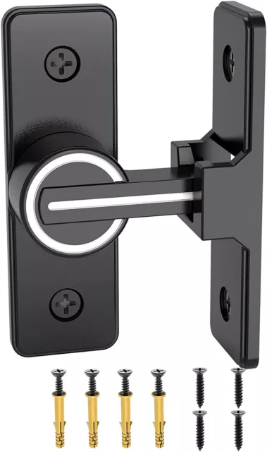 Door Lock Sliding Barn Hardware 90 Deg Heavy Duty Gate Latches Flip Latch Safety