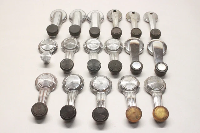 Lot/18 Chevrolet GM Car Truck Interior Door Window Crank Handles Factory Parts