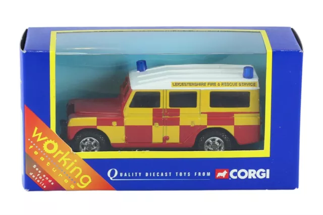 Corgi Models - 1:36 Land Rover Leicestershire Fire & Rescue Service 57905