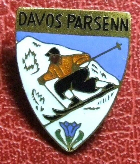 French skiing Badge insigne to identify