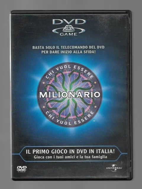 CHI VUOL ESSERE MILIONARIO - DVD GAME - Gioco in DVD - Con Libretto
