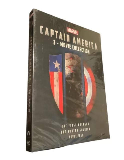 Marvel - Captain America -  3 Movie Collection DVD BRAN NEW 🙏