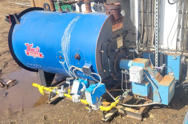 Hurst Boiler S2-G-15-125W Model 120v 630,000 BTU Max Natural Gas Year 2000 Used Hurst Boiler S2-G-15-125W Model 120v 630,000 BTU Max Natural Gas Year 2000 Used