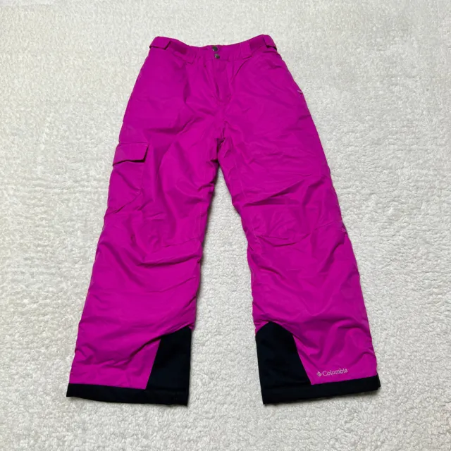 Columbia Pants Girl Medium Purple Bugaboo Omni Heat Ski Snowboarding Youth 12