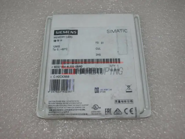 1PC Siemens 6ES7 954-8LE02-0AA0 Memory Card Brand New