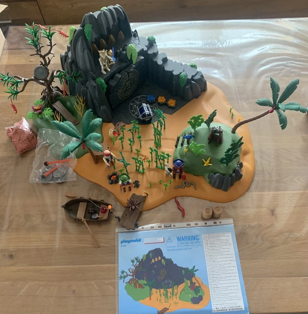 PLAYMOBIL 5134 PIRATEN/ABENTEUERSCHATZINSEL komplett mit Anleitung EUR