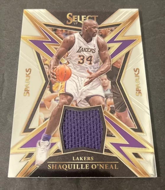 2017/18 Select - Sparks Game Used Patch - Shaquille O’Neal -  Lakers 🔥🔥