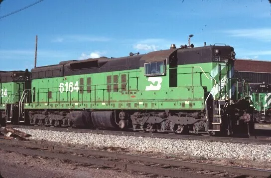 Bn 6164 Sd-9 Denver Co (Burlington Northern) Original Slide 05-09-88 T18-14