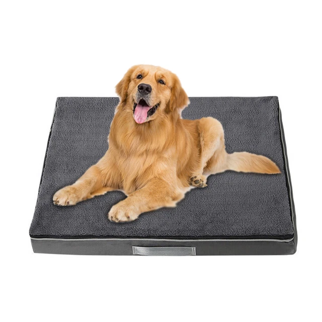 4" Cushion Orthopedic Memory Foam Pet Dog Sleeping Bed Removable Cover Washable
