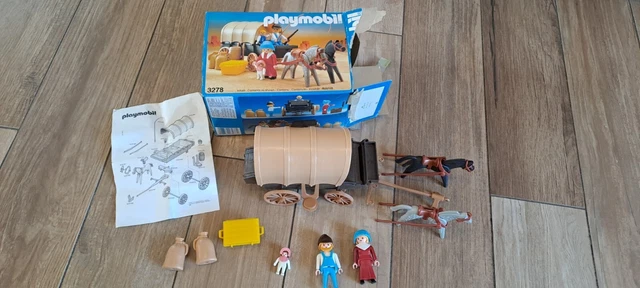Lot Playmobil Chariot Avec Attelage + Figurine Max Steel 1998 – Occasion