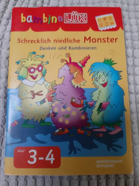 bambino LÜK Heft Schrecklich niedliche Monster