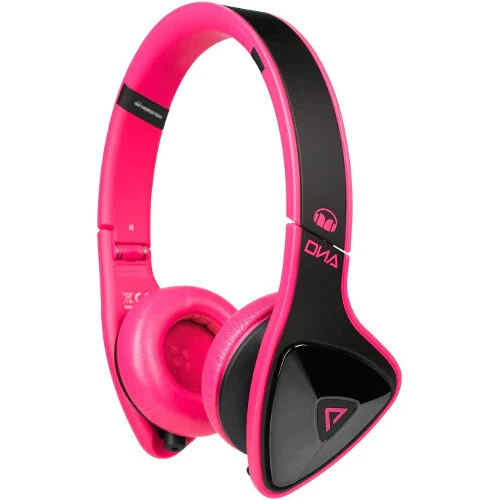 MONSTER DNA Premium On-Ear Noise Cancelling Stereo Headphones - Neon Pi