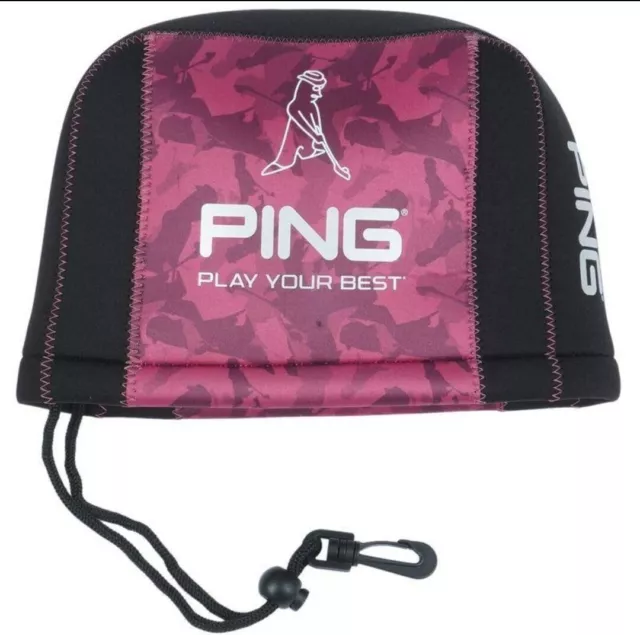 Ping Golf Pink Camo Iron Head Cover HC-C221 Pink Headcover 2024 Model New