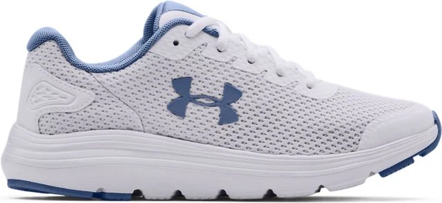 SCARPA DONNA UNDER ARMOUR BIANCA CON DETTAGLI AZZURRI W Surge 2 3022605-106