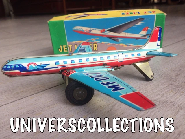 Jouet Ancien Avion Tôle PANAME Jumbo 1752 Made In Japan RARE | UK