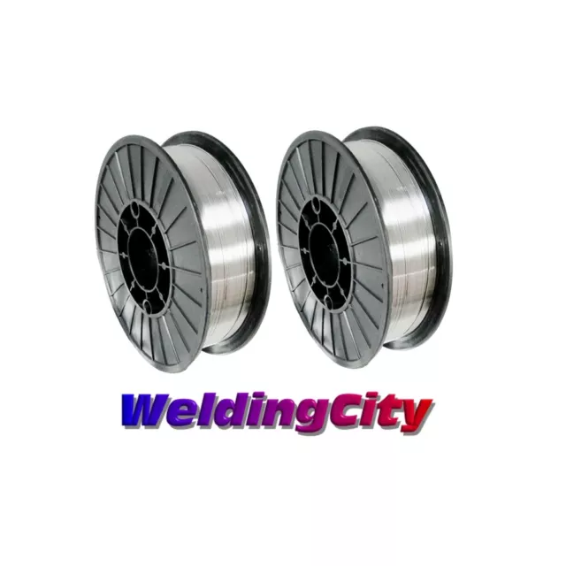 WeldingCity 2-pk E71T-1 Flux-Cored MIG Welding GAS-SHIELD Wire .035" 10-lb Roll