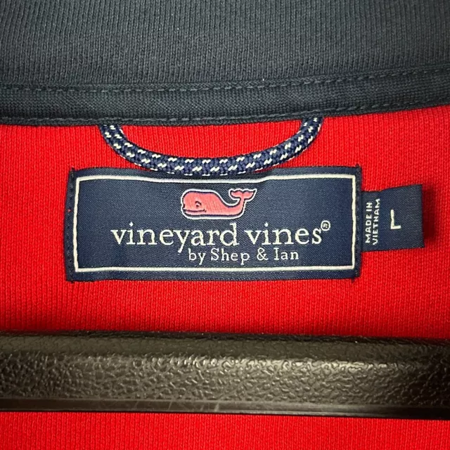 VINEYARD VINES MARTHA'S Vineyard Mens Large USA Cotton Pull Over ...