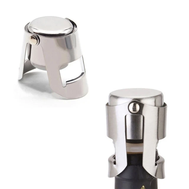 Tappi da vino eleganti e pratici in acciaio inox perfetti per gli amanti del vino 3