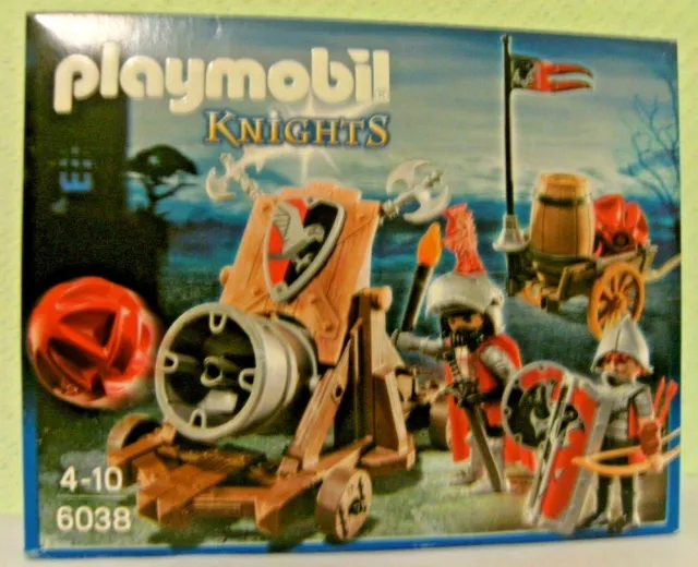 Playmobil Knights Riesenkanone der Falkenritter 6038 Neu & OVP Ritter Ritterburg