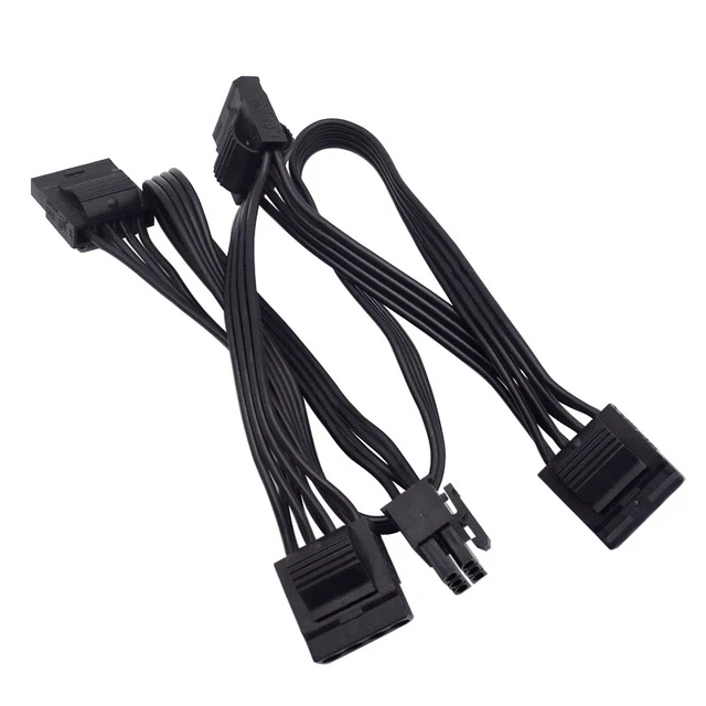 Corsair Type4 6Pin à 4 Molex 4Pin Câble d’alimentation