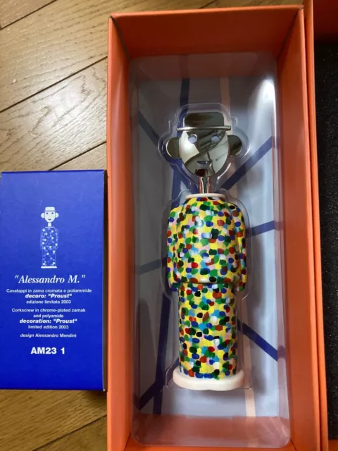 Alessi corkscrew Alessandro M. Designed AM23 1 "Proust" limited version with box