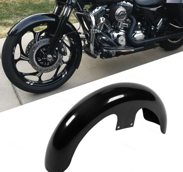 Front Fender 21" Wheel Wrap Steel fit Harley Touring Street Glide Custom Baggers