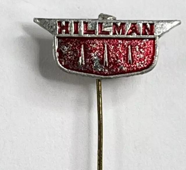 Vintage 1960's Hillman Cars Stick Pin Badge 25 x 11 mm