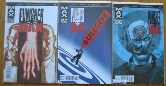 Max The Punisher  # 5, 6, 7 - Marvel Comics