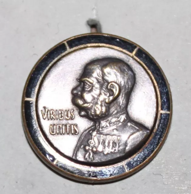 Original Imperial Austrian Franz Joseph Viribus Unitis Enamel Stickpin Badge