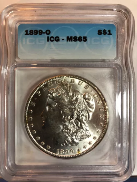 1899-0 Morgan Silver Dollar ICG MS-65 Uncirculated