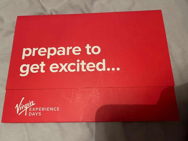 Empty Virgin Experience Days Envelope Voucher Holder