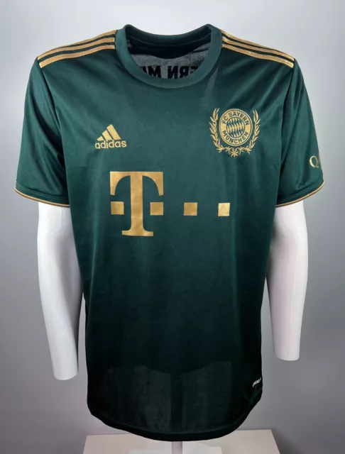 Adidas FC Bayern München  Fussball Wiesn Trikot Saison 2021/2022 grün Gr.L