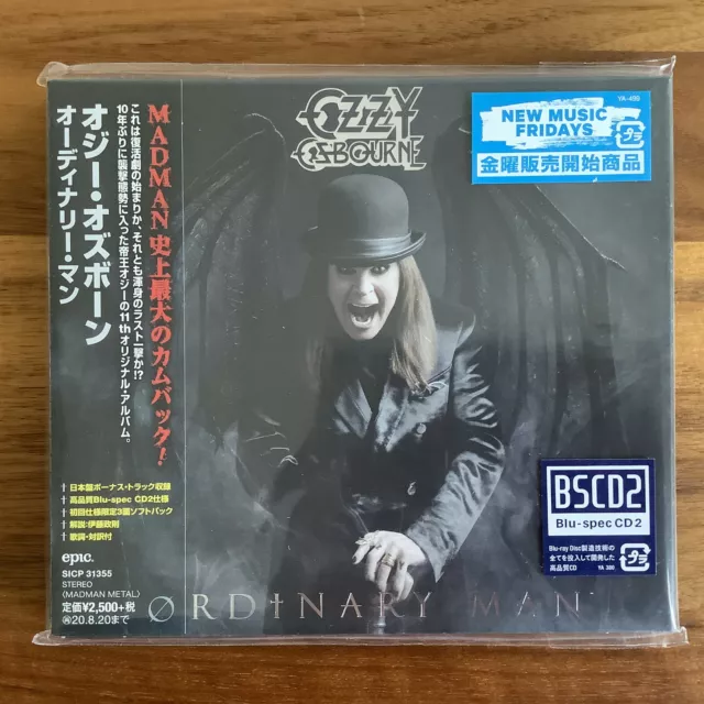 Japan Promo Clearfile+Bonustrack-Bluspec Softpack Cd! Ozzy Osbourne Ordinary Man 2