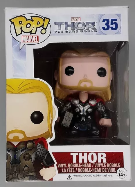 Funko POP #35 Thor - Marvel - Thor The Dark World - Damaged Box with Protector