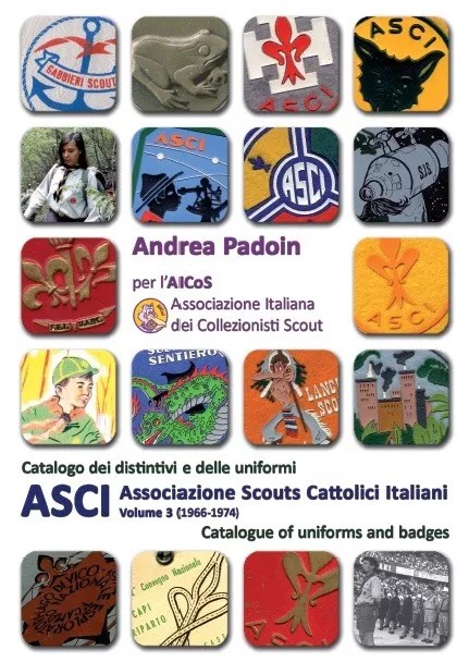 Catalogo dei distintivi scout ASCI 1966-1974 italian badges