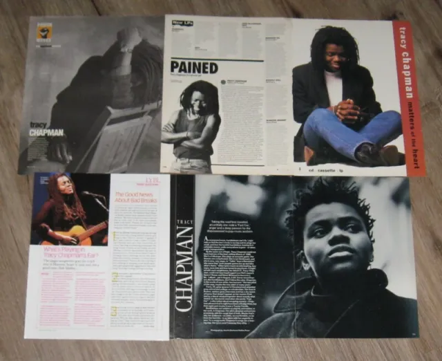 Tracy Chapman original FULL PAGED magazine clippings pages PHOTO article