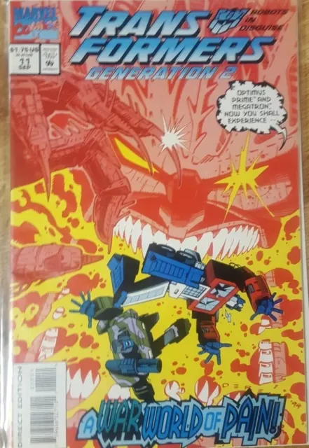 Transformers Generation 2 #11 Marvel Comics Sept 1994 NM-MINT DIRECT EDITION