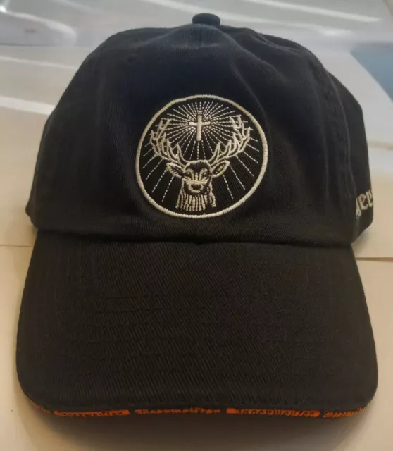 Jagermeister Hat Cap Size L/XL  Mens Stretch Black