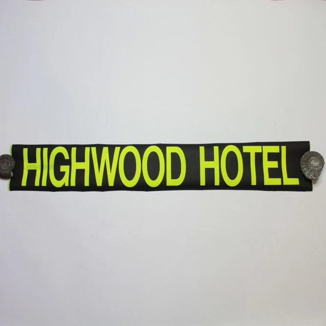 Highwood Hotel Bus Jalousie Ziel Vintage 1994 Birmingham Midland rot
